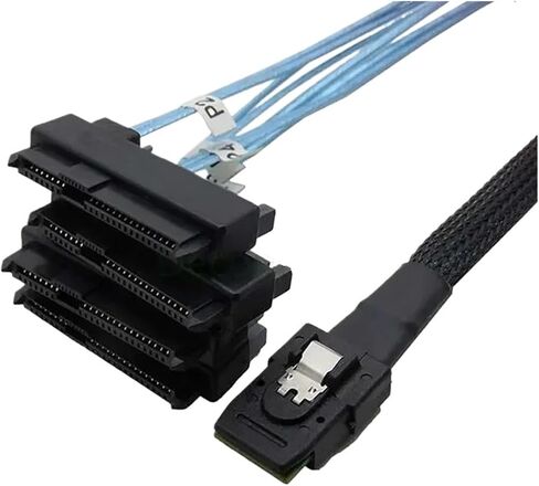1M 4 S/كمحركات صلبة 36PIN SFF-8087 إلى 4 S/AS 29PIN SFF-8482 موصل مع سلك دبوس SATA STAN الصلب (1M) in Saudi Arabia