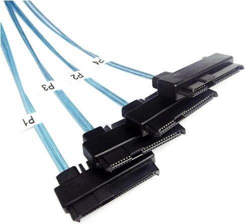 1M 4 S/كمحركات صلبة 36PIN SFF-8087 إلى 4 S/AS 29PIN SFF-8482 موصل مع سلك دبوس SATA STAN الصلب (1M) in Saudi Arabia