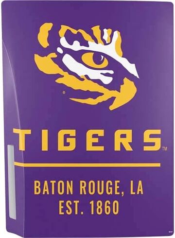 Skinit Decal Gaming Skin Compatible with PS5 Console - Officially Licensed LSU Tiger Eye Logo Design in Saudi Arabia