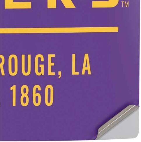 Skinit Decal Gaming Skin Compatible with PS5 Console - Officially Licensed LSU Tiger Eye Logo Design in Saudi Arabia