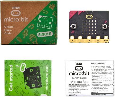 KEYESTUDIO Single BBC Micro:bit V2.2 Board for Microbit v2 Makecode and Python Programming (not Include Micro USB Cable and Battery Holder) in Saudi Arabia