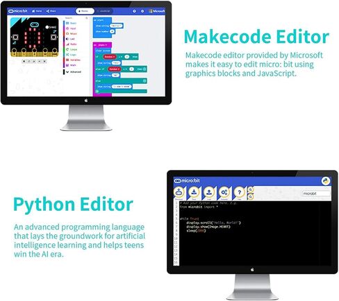 KEYESTUDIO Single BBC Micro:bit V2.2 Board for Microbit v2 Makecode and Python Programming (not Include Micro USB Cable and Battery Holder) in Saudi Arabia