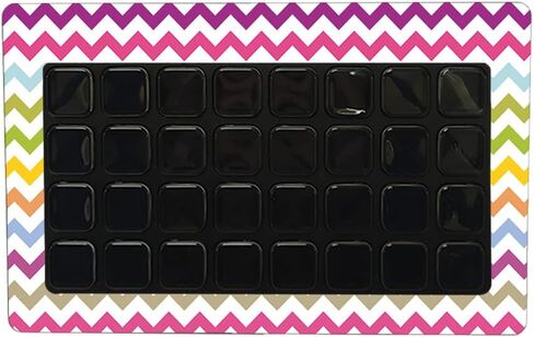 MightySkins Skin Compatible with Elgato Stream Deck XL - Rainbow Chevron | Protective, Durable, and Unique Vinyl Decal wrap Cover | Easy to Apply, Remove, and Change Styles | Made in The USA in Saudi Arabia
