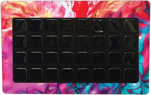 Mayyskins Skin متوافق مع Elgato Stream Deck XL - Paint Party | غلاف الالتفاف الواقي ، الدائم ، والفريد من نوعه | من السهل تطبيق الأنماط وإزالتها وتغييرها | صنع في الولايات المتحدة in Saudi Arabia