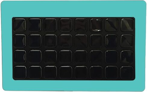 Maysyskins الجلد متوافق مع Elgato Stream Deck XL - الفيروز الصلب | غلاف الالتفاف الواقي ، الدائم ، والفريد من نوعه | من السهل تطبيق الأنماط وإزالتها وتغييرها | صنع في الولايات المتحدة in Saudi Arabia