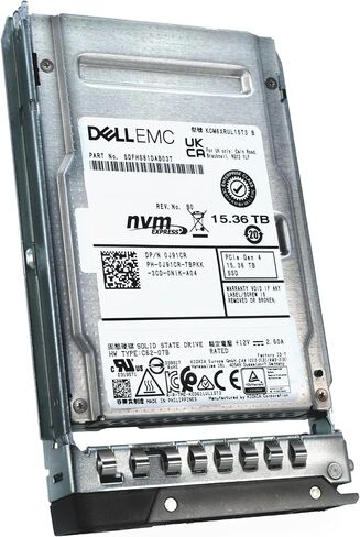 Dell G14 0J91CR 15.36TB 1 DWPD PCIE GEN 4.0 X4 8GB/S 3D TLC U.3 NVME 2.5in in Kuwait