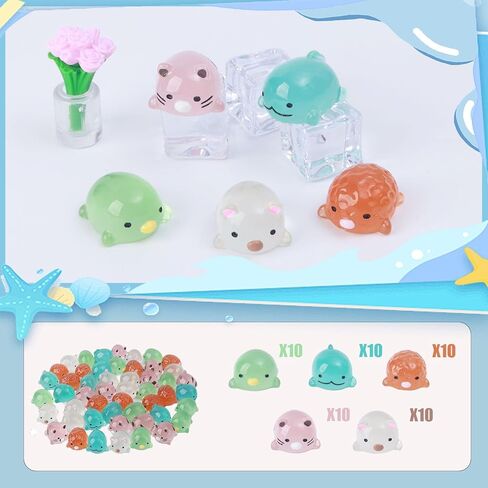 100 Pcs Mini Resin Flamingo Ducks Flamingo Animals Figurines Cute Tiny Flamingo Ornament Micro Garden Cake Topper Landscape Aquarium Dollhouse Decor for Christmas Accessories in Kuwait