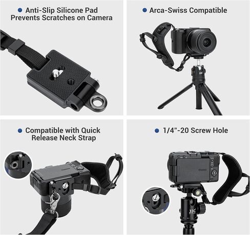 JJC Mirrorless Camera Hand Strap Wrist Strap for Canon EOS R50 R50V R50 V R100 M50 Mark II M50, Nikon COOLPIX P6000 L840 L820 L810 B700 P530 P520 P100 & More Cameras, Red in Saudi Arabia