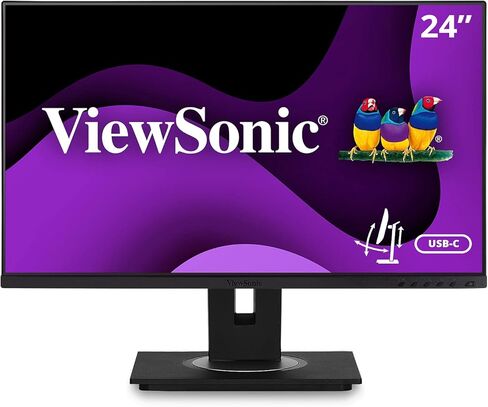 VEALISINCOSINS VG2455 24 IPS IPS 1080P شاشة مع USB C و HDMI و DisplayPort و VGA و 40 درجة في بيئة العمل (متجددة) in Saudi Arabia