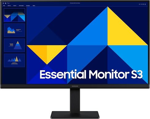 Samsung 24 "S3 (S30GD) IPS LED FHD 100Hz Monitor (HDMI ، D -SUB) - Black - LS24D300GANXZA (متجدد) in Kuwait