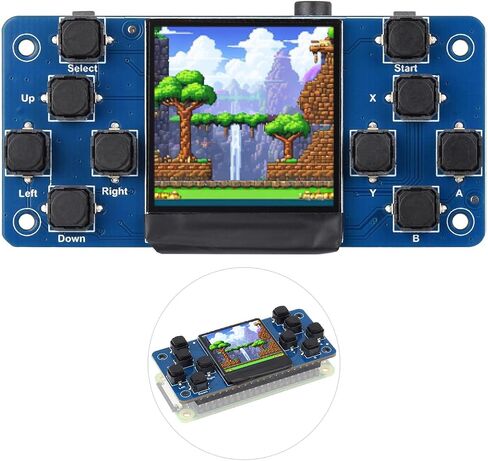 Waveshare 1.3inch LCD Game Console ، متوافقة مع Raspberry PI ، دقة 240x240 ، رقاقة سائق ST7789 المتكاملة ، SPI Communication ، لوحة فقط in Saudi Arabia