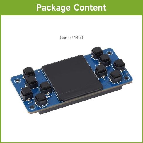 Waveshare 1.3inch LCD Game Console ، متوافقة مع Raspberry PI ، دقة 240x240 ، رقاقة سائق ST7789 المتكاملة ، SPI Communication ، لوحة فقط in Saudi Arabia