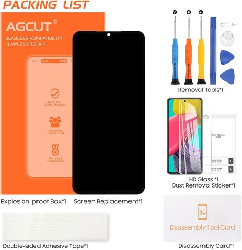 لاستبدال شاشة Samsung Galaxy A05 لـ Samsung A05 LCD Display SM-A055M A055F/DS LCD Touch Digitizer Assembly REARM in Saudi Arabia