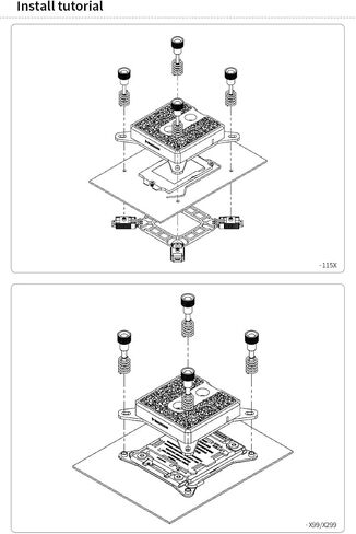 BARROW LTIFHY-04I CPU BLOCK FOR INTEL I3 I5 I7 I9 LGA 1700 1200 1156 1155 1151 1150 COPPER WATERBOCK مع LRC 2.0 5V 3PIN ARGB LED and ADAPTER in Kuwait
