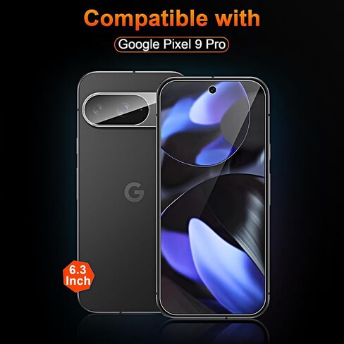 2+2 Pack Google Pixel 8 Pro Privacy Tempered Glass Screen Protector + Camera Lens Film [9H Hardness][3D Curved] for Google Pixel 8 Pro Glass Screen Protector[Does not support fingerprints] in Saudi Arabia