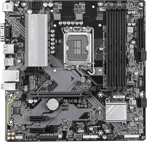 GIGABYTE B760M D3HP اللوحة الأم - الجيل الرابع عشر معالجات Intel Core ، 4+1+1 مرحلة VRM ، حتى 5600 ميجا هرتز DDR5 ، 2XPCIE 4.0 M.2 ، GBE LAN ، USB 3.2 GEN 1 in Saudi Arabia