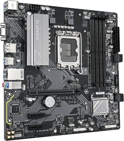 GIGABYTE B760M D3HP اللوحة الأم - الجيل الرابع عشر معالجات Intel Core ، 4+1+1 مرحلة VRM ، حتى 5600 ميجا هرتز DDR5 ، 2XPCIE 4.0 M.2 ، GBE LAN ، USB 3.2 GEN 1 in Saudi Arabia