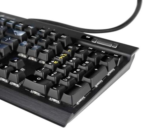 Skinit Decal Skin Compatible with K95 RGB Platinum Mechanical Gaming Keyboard - Officially Licensed Warner Bros The Flash Movie: Batman Multiverse Logos Design in Saudi Arabia