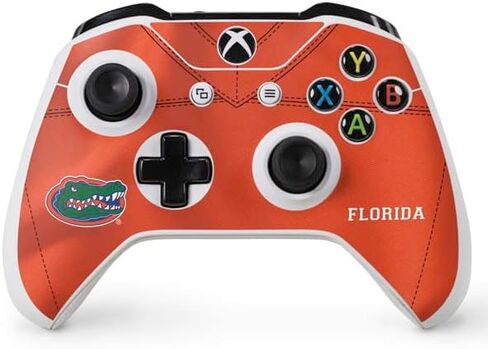 Skinit Decal Gaming Skin Compatible with Xbox One S Controller - Officially Licensed University of Florida Blue Jersey Design in Saudi Arabia