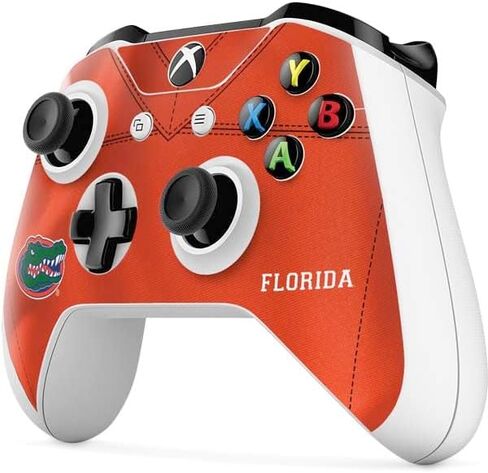 Skinit Decal Gaming Skin Compatible with Xbox One S Controller - Officially Licensed University of Florida Blue Jersey Design in Saudi Arabia