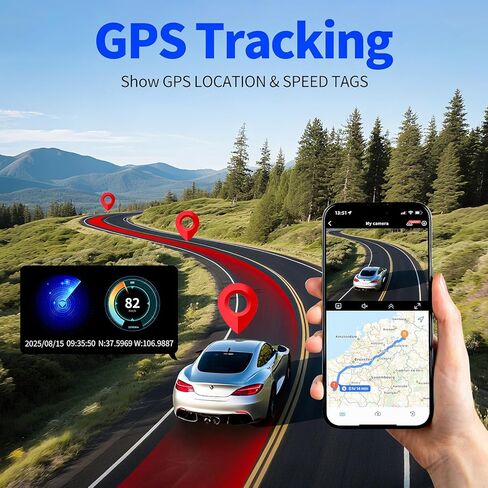 Masdio Dash Cam الأمامي والخلفي ، 4K+1080p كاميرا DASH مزدوجة للسيارات مع تطبيق WIFI ، 3.2 "LCD ، الرؤية الليلية الفائقة ، وضع وقوف السيارات على مدار الساعة طوال أيام الأسبوع ، G-SESOR ، تسجيل حلقة ، بطاقة 32 جيجابايت in Saudi Arabia