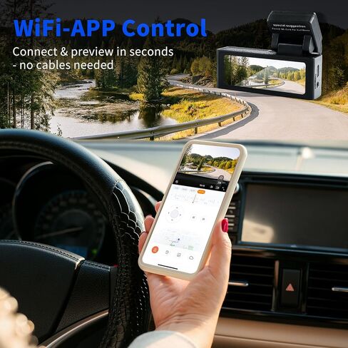Masdio Dash Cam الأمامي والخلفي ، 4K+1080p كاميرا DASH مزدوجة للسيارات مع تطبيق WIFI ، 3.2 "LCD ، الرؤية الليلية الفائقة ، وضع وقوف السيارات على مدار الساعة طوال أيام الأسبوع ، G-SESOR ، تسجيل حلقة ، بطاقة 32 جيجابايت in Saudi Arabia