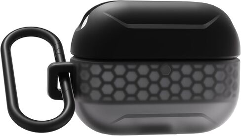 حالة مقاومة للماء لـ AirPods Pro و Airpods Pro 2 Wireless و USB-C شحنها ، وتصميم قطعة واحدة ، وحماية عالية من الإسقاط مع Carabiner (Orange+White) in Saudi Arabia