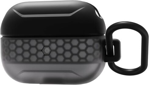 حالة مقاومة للماء لـ AirPods Pro و Airpods Pro 2 Wireless و USB-C شحنها ، وتصميم قطعة واحدة ، وحماية عالية من الإسقاط مع Carabiner (Orange+White) in Saudi Arabia