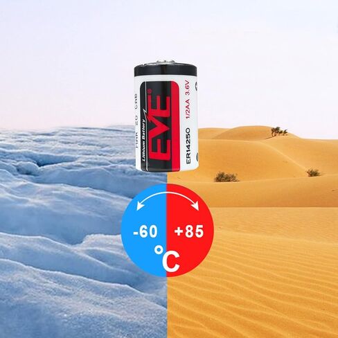 50 حزمة ER14250 1/2AA 3.6V بطارية الليثيوم 1200 مللي أمبير في كل من أطواق الكلاب ، ومراقبة حركة الطفل وأكثر من ذلك (غير قابلة للتشغيل) in Kuwait