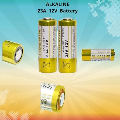 23A 12V Battery, A23 23a Alkaline Battery,Long Lasting for Doorbells and Remote Controls(5 Count) in Saudi Arabia
