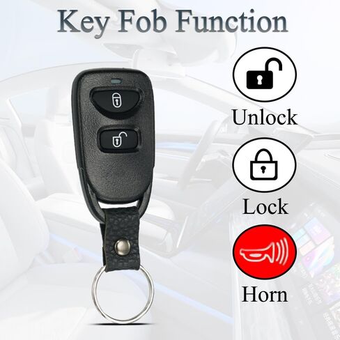 نوبات استبدال المفتاح FOB لـ Hyundai Tucson 2010 2011 2012 2013 2015 2015 دخول مفتاح التحكم عن بُعد معرف FCC: OSLOKA-850T 95430-2S200 95430-2S201 in Kuwait