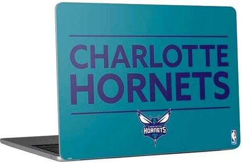 Skinit Skinit Lastop Skin Compatible مع MacBook Air 13in M4 (2025) - تصميم NBA Charlotte Hornets الكلاسيكيات الصلب المرخص رسميًا in Kuwait