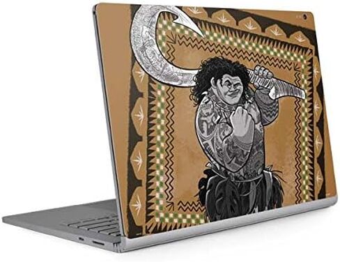 Skinit Decal Laptop Skin Compatible with Surface Book 2 15in - Officially Licensed Disney Princess Moana with Pua and Heihei Design in Saudi Arabia