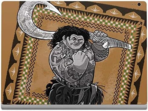 Skinit Decal Laptop Skin Compatible with Surface Book 2 15in - Officially Licensed Disney Princess Moana with Pua and Heihei Design in Saudi Arabia