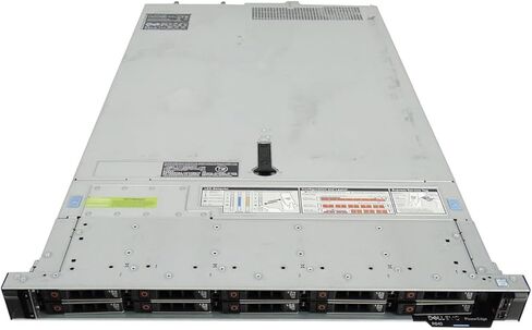 Dell PowerEdge R640 10x SFF, 2X Xeon Gold 5118 CPU, 64GB Memory, PERC HBA330, 2X 600GB HDD, 2-Port 25GbE SFP28, Rails (Renewed) in Saudi Arabia