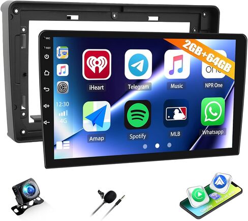 2+64G سيارة راديو ستيريو للسيارة لفورد Escape/Mazda Tribute 2001-2005 مع Carplay Android Auto ، 9 "شاشة تعمل باللمس Android 13 مع GPS Navigation Bluetooth WiFi Camera Camera in Saudi Arabia