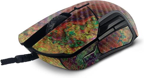MightySkins Carbon Fiber Skin Compatible with SteelSeries Rival 5 Gaming Mouse - Rust | Protective, Durable Textured Carbon Fiber Finish | Easy to Apply, Remove, and Change Styles | Made in The USA in Saudi Arabia