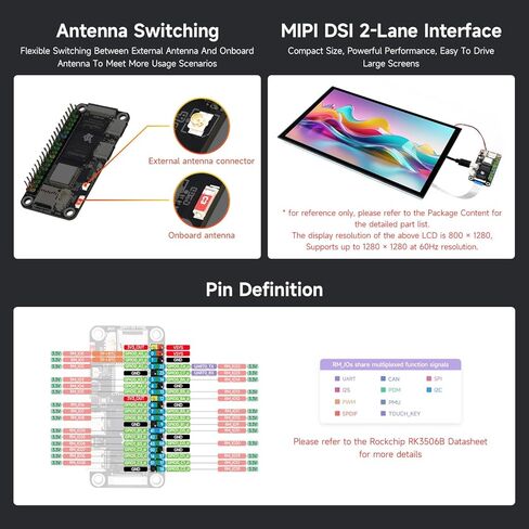 Waveshare Luckfox Lyra Zero W Micro Linux Development Board على أساس رقاقة RK3506B ، المدمجة مع معالجات القشرة ذات الذراع الثلاثي والذراع والذراع معالجات Cortex-M0 in Saudi Arabia