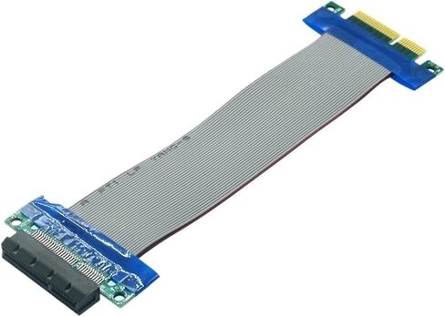 4 X to 4 X Slot Riser Card Extender Ribbon Adapter PCI Extension Relocate Cable for Graphics Card in Saudi Arabia
