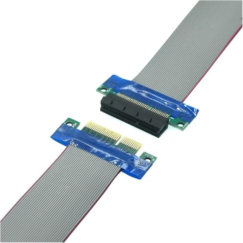 4 X to 4 X Slot Riser Card Extender Ribbon Adapter PCI Extension Relocate Cable for Graphics Card in Saudi Arabia