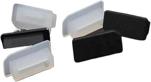 5pcs SATA 2.0/3.0 واجهة غطاء الغطاء pl -ug -dust for Mainboard HDD CD محرك أقراص SSD (شفاف) in Saudi Arabia