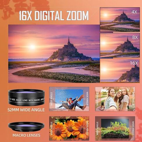 Digital Camera 4K 48MP Vlogging Camera for YouTube – WiFi, Webcam, 3" Flip Screen, 16X Digital Zoom, Wide Angle & Macro Lens – Rechargeable, Anti-Shake, Portable Video Camera for Content Creators in Saudi Arabia