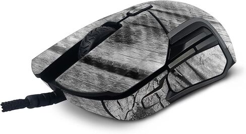 Mayyskins Carbon Fiber Skin متوافق مع منافسة الفولاذ 5 ألعاب الماوس - الخشب الميت | واقي ، دائم من ألياف الكربون المحكم | من السهل تطبيق وتغيير الأنماط | صنع في الولايات المتحدة in Saudi Arabia