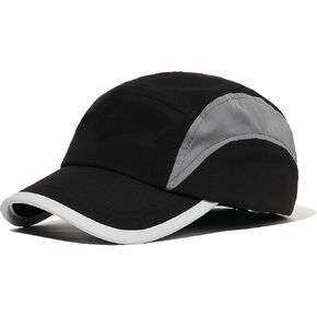 CLAPE Lightweight Short Bill Baseball Caps Quick Dry UV Protection Outdoor 5 Panel Hat Unstructured Tucker Cap for Men in Kuwait