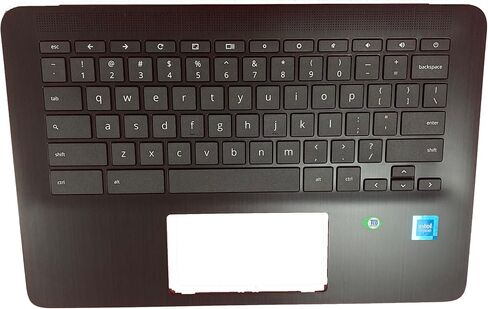 Replacement Laptop Upper Case Palmrest Keyboard Assembly Part for HP Chromebook 14 G7 CB E 14 G7 CElN4500 M47207-001 Black in Saudi Arabia