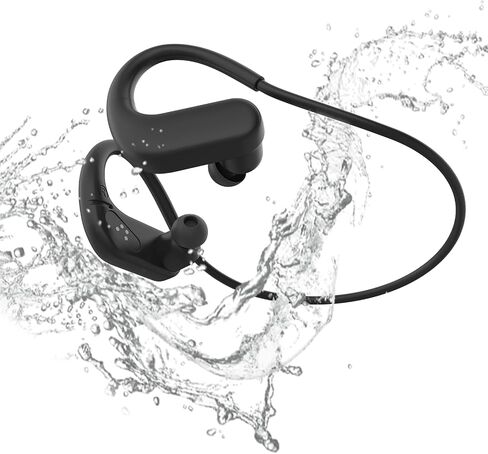 IPX8 Waterproof Swimming Earbuds, Bone Conduction Headphones, Swimming Headphones with 8GB Memory,Wireless Bluetooth 5.4, 8H Playtime in Ear Underwater Earbuds for Swimming, Running in Saudi Arabia