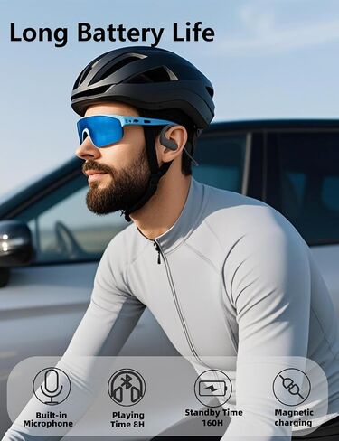 IPX8 Waterproof Swimming Earbuds, Bone Conduction Headphones, Swimming Headphones with 8GB Memory,Wireless Bluetooth 5.4, 8H Playtime in Ear Underwater Earbuds for Swimming, Running in Saudi Arabia
