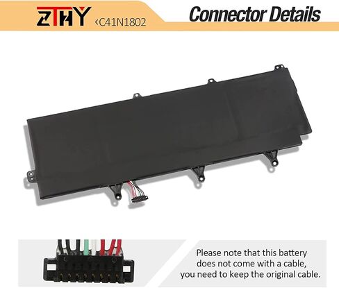 C41N1802 Battery Replacement for ASUS Rog Zephyrus S 3s Plus GX701 GX701G GX701GV GX701GVR GX701GX GX701GW GX735GV GX735GW GX735GX GX701GXR GX701GWR GX735GVR GX735GWR GX735GXR GX735LWS GX701LV GX701LW in Saudi Arabia