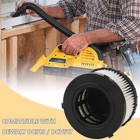 A-KARCK DCV5801H فلتر بديل 2 عبوة متوافقة مع DeWalt DCV580 & DCV581H Wet Dry Vacuum قابل للغسل وإعادة الاستخدام in Kuwait