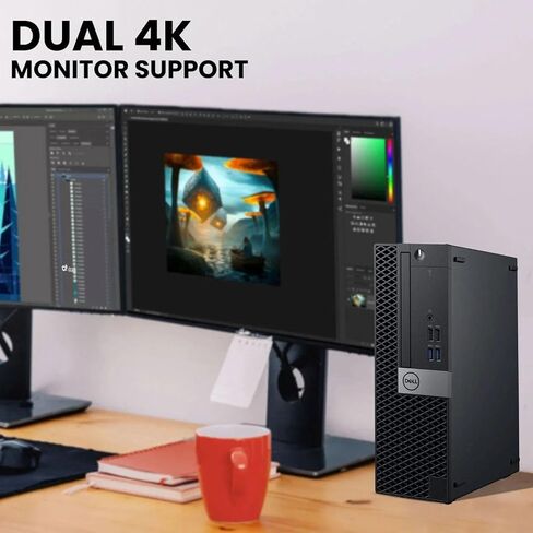 Dell OptiPlex 5070 Desktop Computer PC Intel Core i7-9700 (8-Cores), 16GB DDR4 Ram, 256GB SSD, WiFi, Keyboard & Mouse, Windows 11 Pro (Renewed) in Saudi Arabia